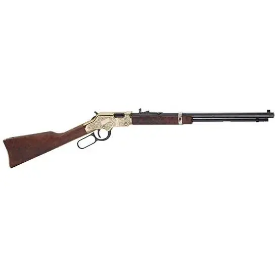 Henry H006CD3 Big Boy Deluxe Engraved 3rd Edition 45 Colt (LC) 10+1 20" Polished Brass American Walnut Right Hand