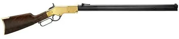 Henry H011C Original Henry Rifle 45 Colt (LC) 13+1 24.50" Polished Brass Fancy American Walnut Right Hand