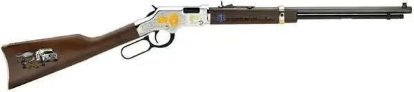 Henry H004EMS Golden Boy EMS Tribute Edition Lever Action 22 Short,Long,LR 16 LR/21 Short 20" Octagon Barrel Nickel Plated American Walnut Right Hand