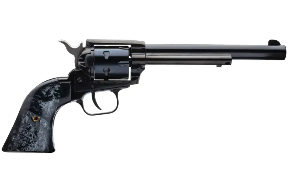 HTG ROUGH RIDER 22LR 6.5 BLK PEARL GRIPS