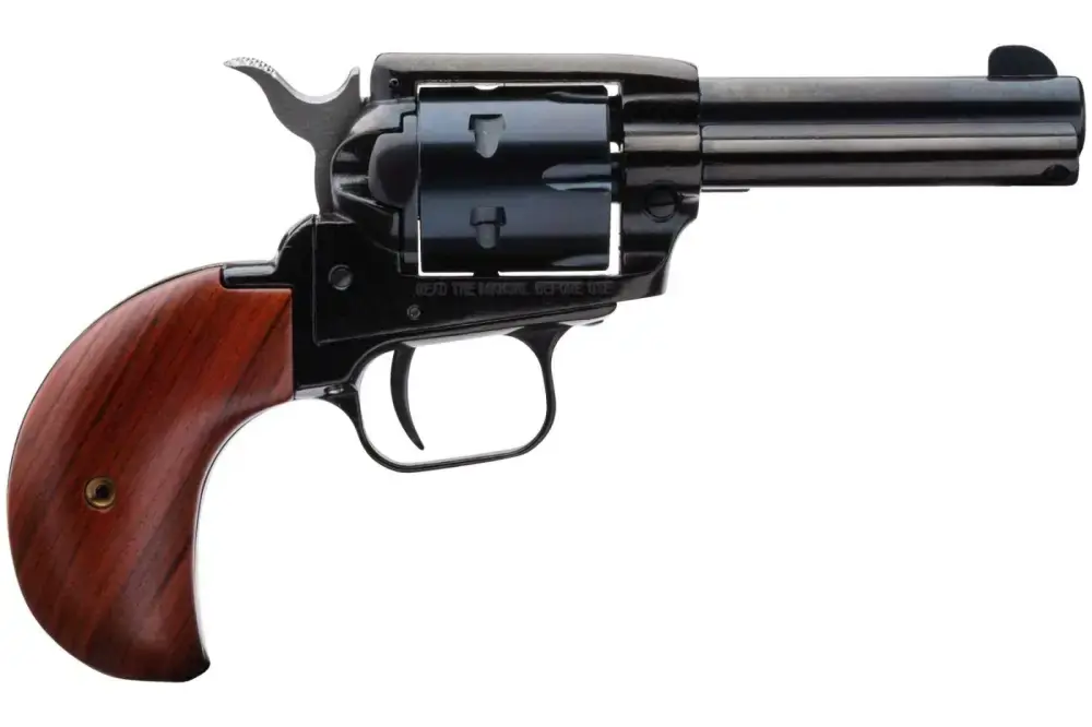 Heritage Mfg RR22MB3BH Rough Rider Small Bore 22LR,22 WMR 6 Round 3.50" Black Black Cocobolo Bird Head Grip