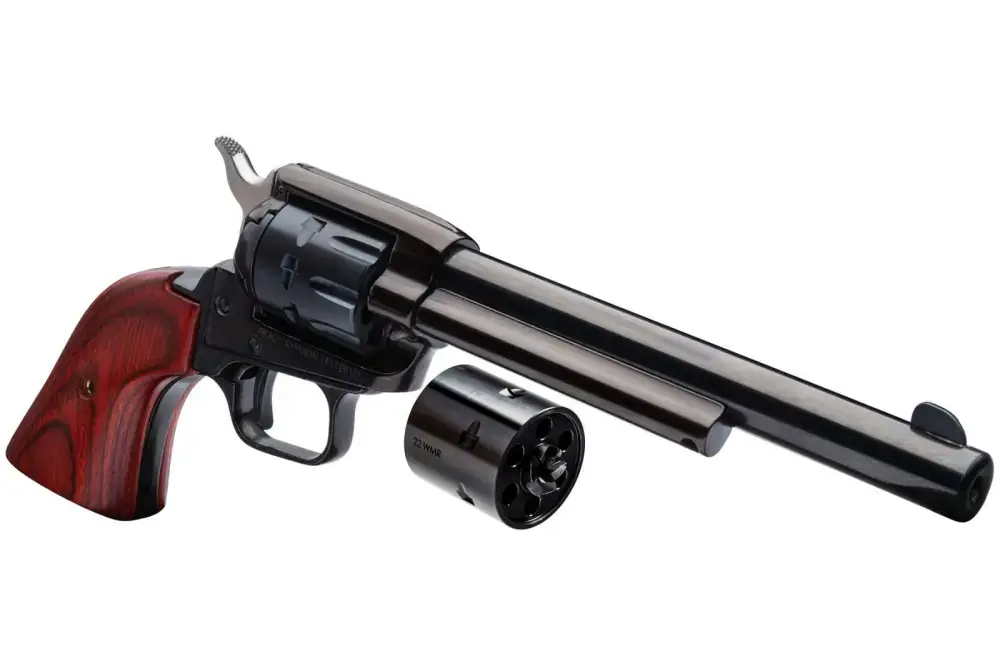 Heritage Mfg RR22999MB6 Rough Rider Small Bore 22LR,22 WMR 9 Round 6.50" Black Cocobolo Grip