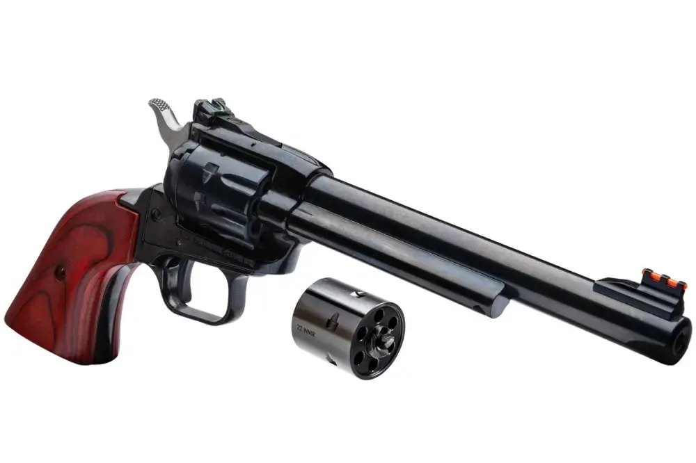 Heritage Mfg RR22999MB6AS Rough Rider Small Bore 22LR,22 WMR 9 Round 6.50" Black Cocobolo Grip Adjustable Sights
