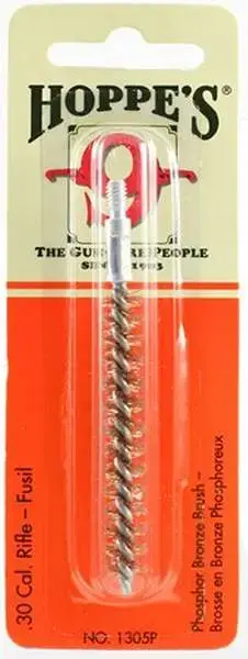Hoppes 1305P Phosphor Bronze Brush Rifle 30 Cal Rifle Bronze Brush