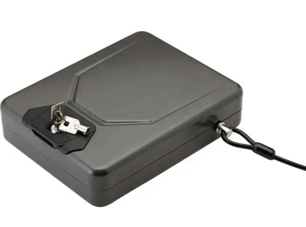 Hornady 98153 Alpha Elite Lock Box Personal Vault Key 16 Gauge Steel Black