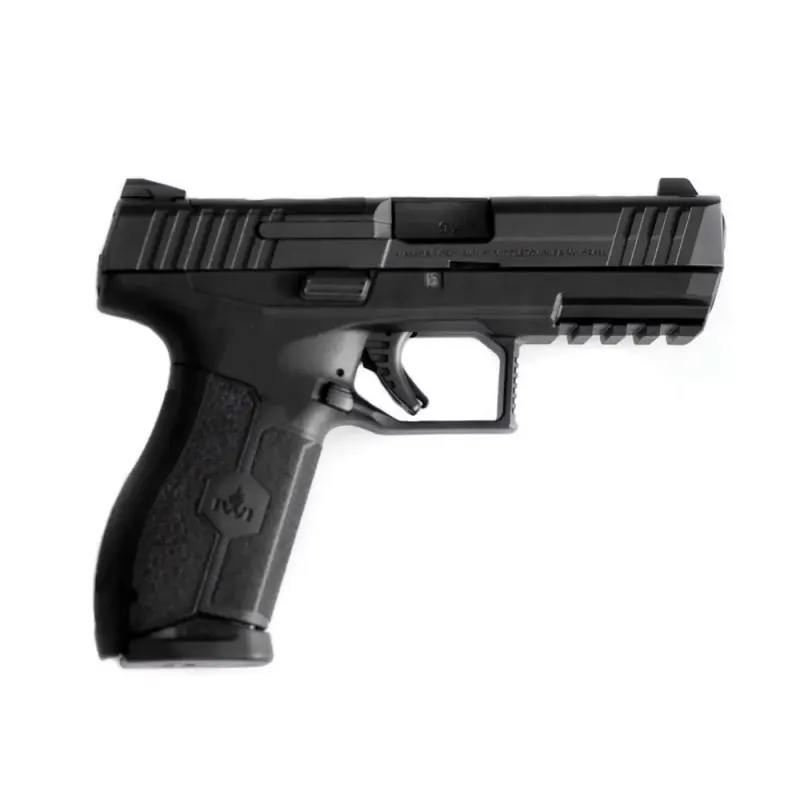 IWI US M9OR10 MASADA 9mm Luger 4.10" 10+1 Black, Black Textured Polymer Grip