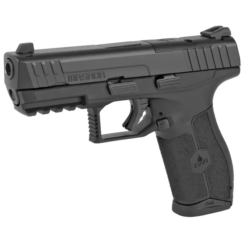 IWI US M9ORP17 MASADA 9mm Luger 4.10" 17+1 Black Black Black Textured Polymer Grip Optics Ready