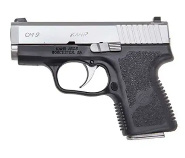 Kahr Arms CM9093N CM9 Polymer9mm Luger 3.10" 6+1 Black Stainless Black Polymer Grip