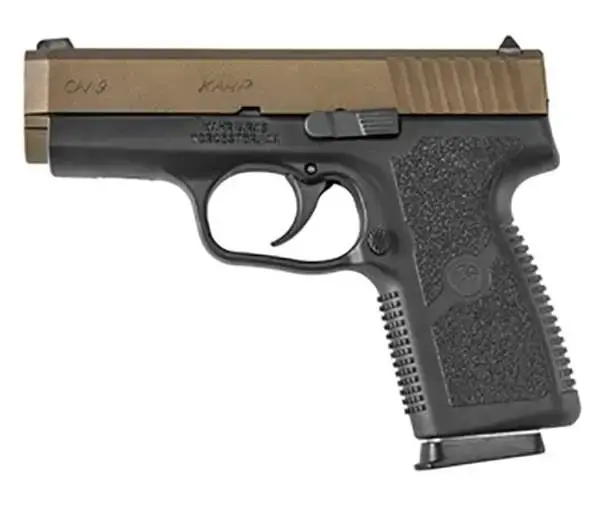 Kahr Arms CW9093BB CW9 *CA Compliant 9mm Luger 3.60" 7+1 Black Burnt Bronze Cerakote Slide Black Polymer Grip