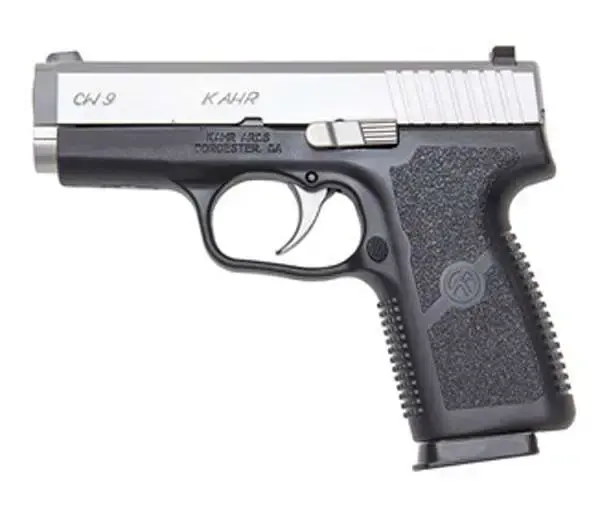 Kahr Arms CW9093N CW9 Polymer 9mm Luger 3.50" 7+1 Black Stainless Black Polymer Grip