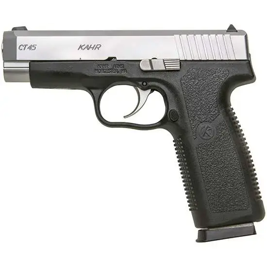 Kahr Arms CT4543 CT45 Standard 45 ACP 4" 7+1 Black Stainless Steel Slide Black Polymer Grip
