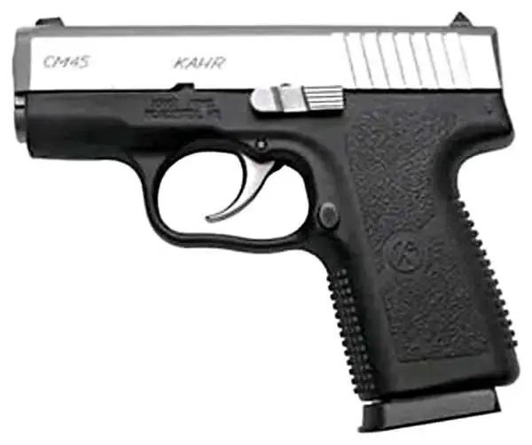 Kahr Arms CM4543 CM45 45 ACP 3.10" 5+1 Black Stainless Steel Slide Black Polymer Grip