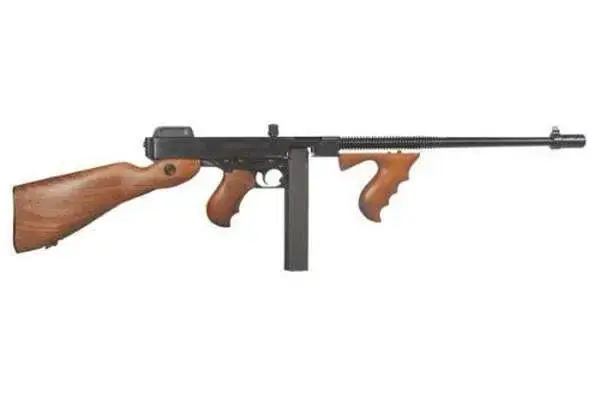 Thompson 1927A-1 Deluxe Fixed Compensator 45 ACP 16.50" 20+1 Blued Removable Fixed Stock