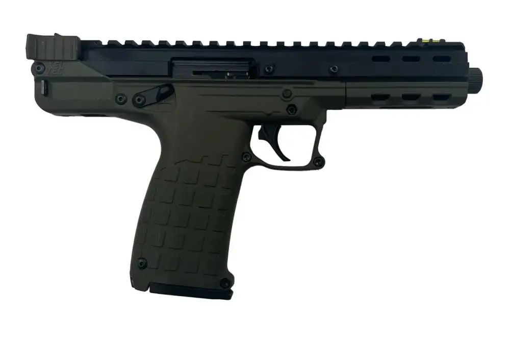 Kel-Tec CP33GRN CP33 22 LR 5.50" 33+1 OD Green Polymer Grip Fiber Optic Sights Threaded Barrel