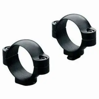 Leupold 49897 Standard Rings Dovetail 1" Low Black Gloss