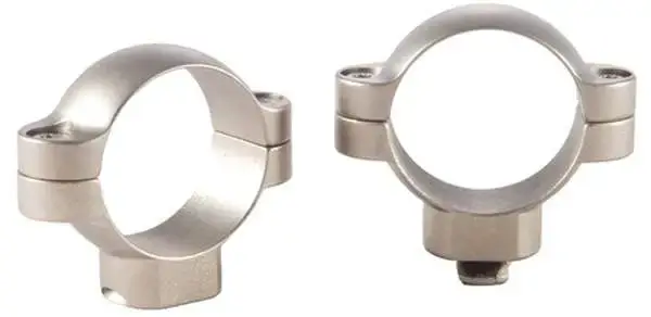 Leupold 49902 Standard Rings Dovetail 1" Medium Silver