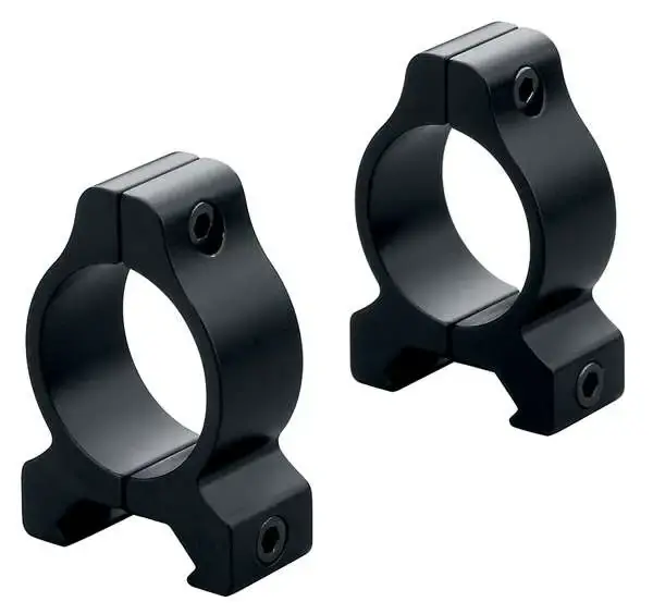 Leupold 55850 Rifleman Rings Vertical Split Leupold Cross Slot Base 1" Medium Black Matte