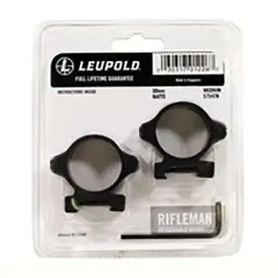 Leupold 171478 Rifleman Rings Picatinny 30mm Black Matte