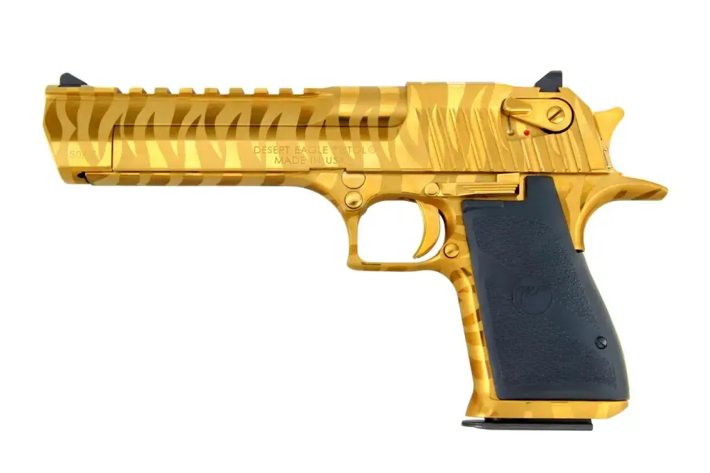 DE MK19 50AE 6" GLD/TTM TIGER STRIPE