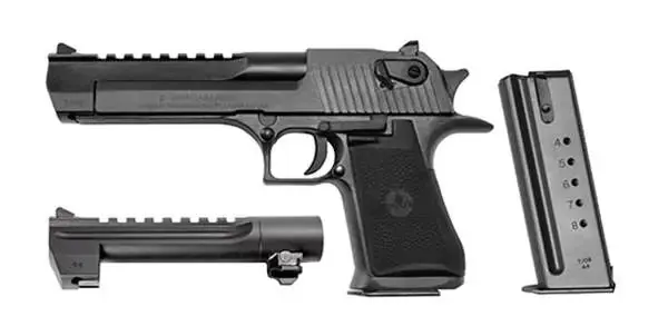 Magnum Research DE50WB6 Desert Eagle Mark XIX 50 AE/44 Mag 6" 7+1 & 8+1 Black
