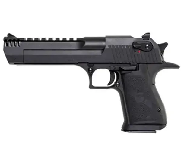 Magnum Research DE44IMB Desert Eagle Mark XIX with Muzzle Brake 44 Rem Mag 6" 8+1 Black Carbon Steel Black Polymer Grip