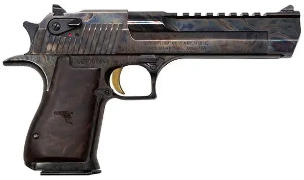 Magnum Research DE44CH Desert Eagle Mark XIX 44 Rem Mag 6" 8+1 Case Hardened Carbon Steel Walnut Grip