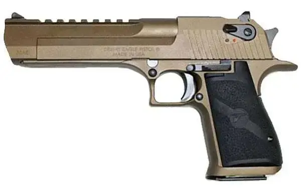 Magnum Research DE44CABB Desert Eagle Mark XIX *CA Compliant 44 Rem Mag 6" 8+1 Burnt Bronze Cerakote Black Polymer Grip