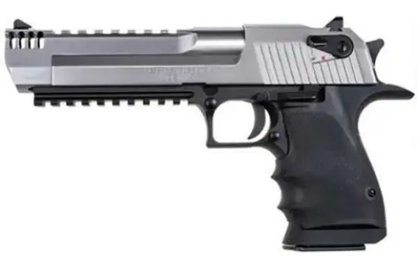 Magnum Research DE44ASIMB Desert Eagle Mark XIX with Muzzle Brake 44 Rem Mag 6" 8+1 Black Stainless Steel Black Polymer Grip