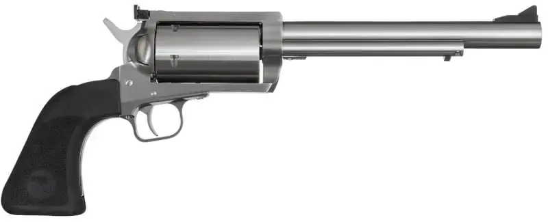 Magnum Research BFR45/707 BFR Long Cylinder SS 45-70 Gov 5 Round 7.50" Stainless Black Rubber Grip