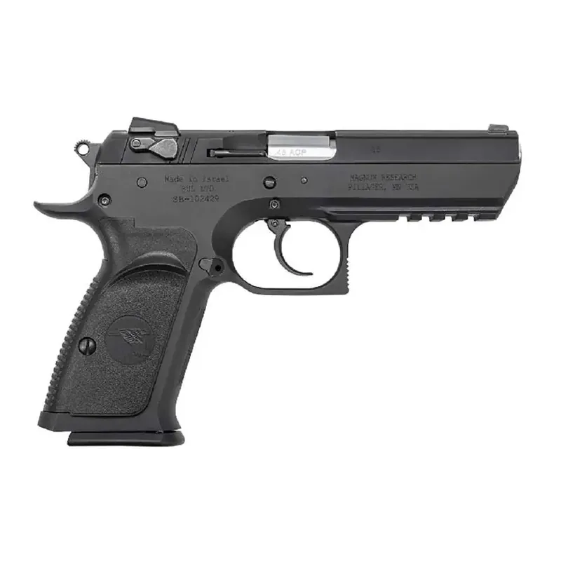 Magnum Research BE45003R Baby Eagle III 45 ACP 4.43" 10+1 Black Oxide Black Polymer Grip