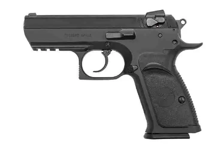 Magnum Research BE45003RS Baby Eagle III 45 ACP 3.80" 10+1 Black Carbon Steel Black Polymer Grip