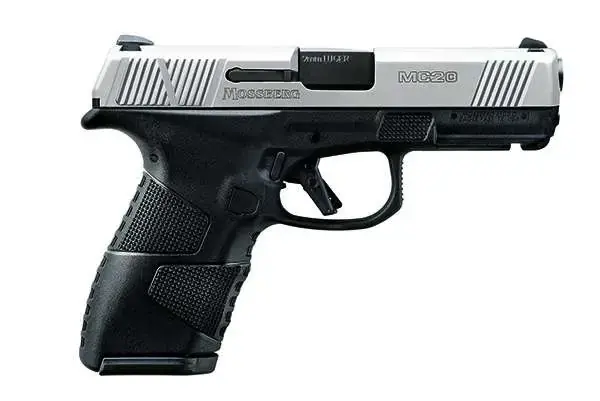 Mossberg 89018 MC-2 Compact 9mm Luger 3.90" 15+1 13+1 Matte Black Matte Stainless Slide Black Polymer Grip Crossbolt Safety