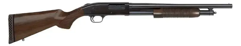 Mossberg 500 Retrograde 12 Gauge 18.50" 5+1 3" Blued Walnut Right Hand