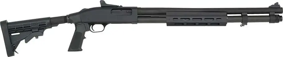 Mossberg 50769 590A1 Black Parkerized 12 Gauge 20" 3" 8+1 6 Position Stock