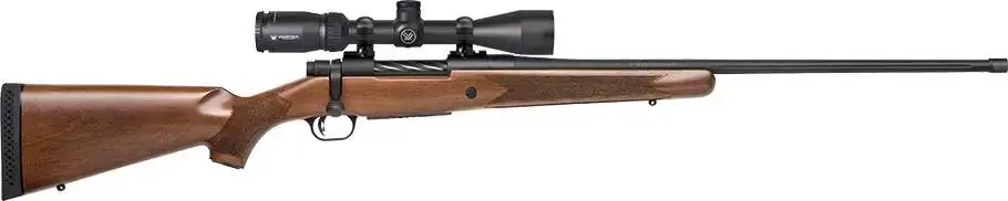 Mossberg 28127 Patriot 7mm Rem Mag 3+1 24" Walnut Matte Blued Right Hand with Vortex Crossfire II 3-9x40mm Scope