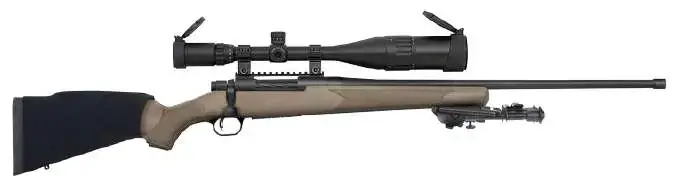 Mossberg 28019 Patriot Night Train 6.5 Creedmoor 5+1 24" Matte Blued Flat Dark Earth Right Hand