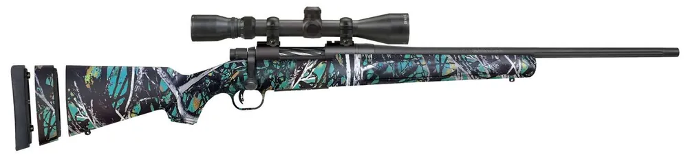 Mossberg Patriot Youth Super Bantam 308 Win 5+1 20" 3-9x40mm Muddy Girl Serenity Fixed w/Adjustable LOP Stock Blued Right Hand