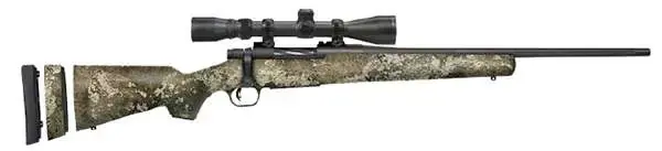 Mossberg Patriot Youth Super Bantam 7mm-08 Rem 5+1 20" 3-9x40mm TrueTimber Strata Fixed w/Adjustable LOP Stock Blued Right Hand