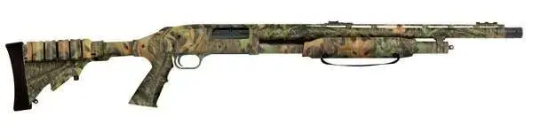 Mossberg 53265 500 Tactical Turkey Pump 12 Gauge 20" 5+1 3" 6 Position w/Shell Holder Stock Steel Receiver with overall Mossy Oak Obsession Finish
