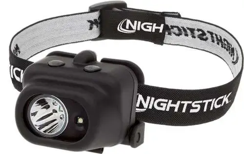 Dual Light Headlamp w/White Spot / White Flood - 3 AAA - Black