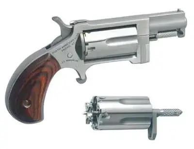 NAA SWC Sidewinder 22 LR,22 Mag 5rd 1.50" Stainless Rosewood Bird's Head Grip