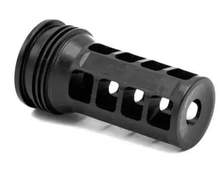 OSS SUPPRESSORS 1598 QD 338 Muzzle Brake 338 Cal 3/4"-24 tpi 2.30" Black