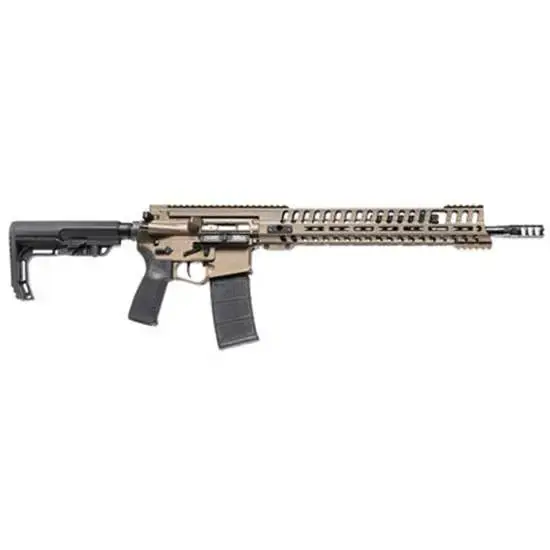 Patriot Ordnance Factory 01145 P415 Edge 223 Rem,5.56x45mm NATO 18.50" 30+1 Burnt Bronze 6 Position MFT Stock