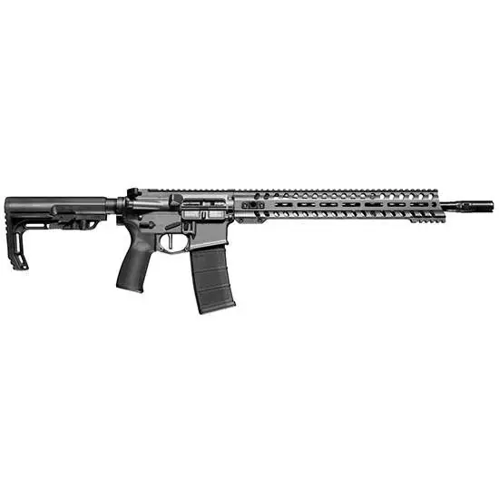 Patriot Ordnance Factory 01645 Minuteman Direct Impingement 5.56x45mm NATO 16.50" 30+1 Tungsten Black Nitride 6 Position MFT Stock