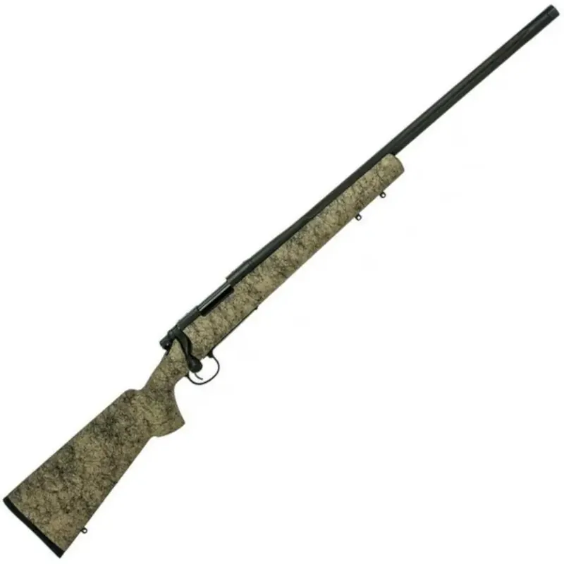 Remington Firearms 85198 700 5-R Gen 2 6.5 Creedmoor 4+1 24" Sand w/Black Webbing Fixed HS Precision w/Aluminum Bedding Stock Black Cerakote Right Hand