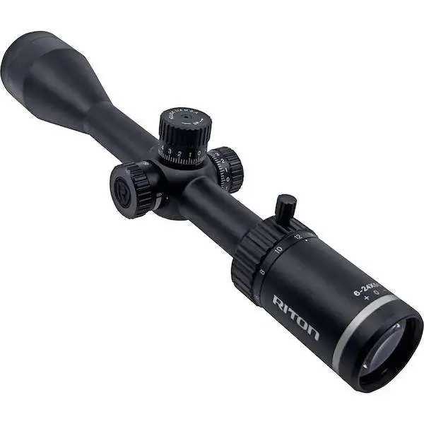 Riton Optics X1 Conquer 6-24x 50mm Obj 16.80-4.40 ft @ 100 yds FOV 1" Tube Black Finish Riton Ranging