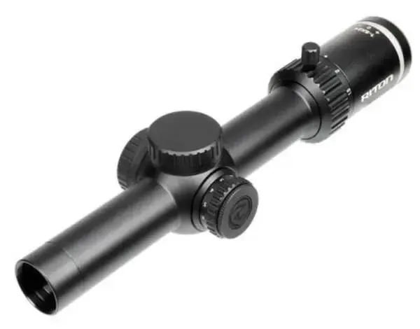 Riton Optics X3 Tactix 1-8x 24mm Obj 105.80-13.10 ft @ 100 yds FOV 30mm Tube Black Finish Illuminated OT