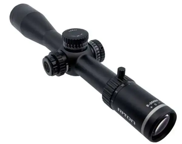 Riton Optics X5 Conquer 5-25x 50mm Obj 22.50-4.50 ft @ 100 yds FOV 34mm Tube Black Finish Illuminated BAF