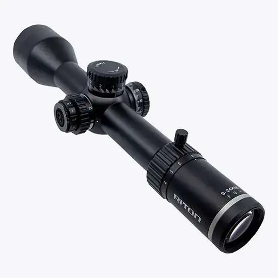 Riton Optics X7 Conquer 3-24x 56mm Obj 35-4.60 ft @ 100 yds FOV 34mm Tube Black Finish Illuminated ODEN