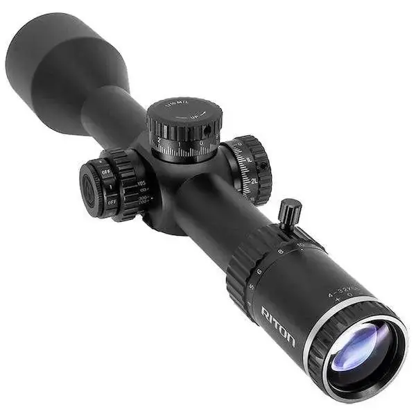 Riton Optics X7 Conquer 4-32x 56mm Obj 27-3.40 ft @ 100 yds FOV 34mm Tube Black Finish Illuminated PSR